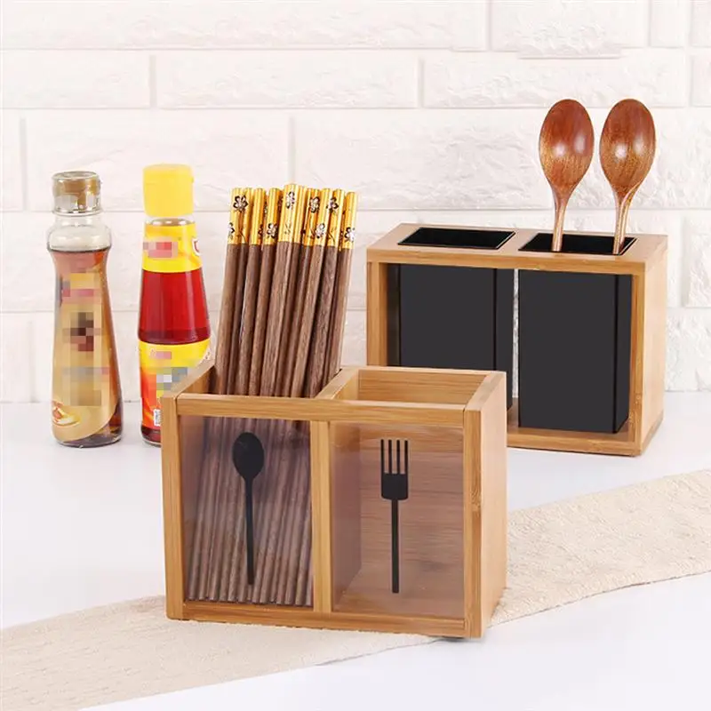 Eco-Friendly Bamboo Utensil Holder Divider Crock Chopsticks Organizer Caddy for Kitchen Spatula Tongs Cutlery Fork Spoon
Eco-Friendly Bamboo Utensil Holder Divider Crock Chopsticks Organizer Caddy for Kitchen Spatula Tongs Cutlery Fork Spoon