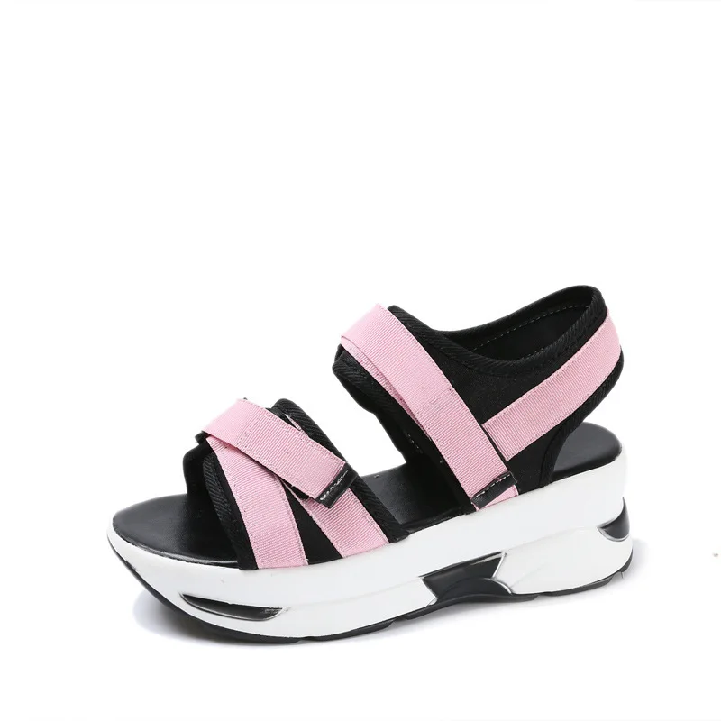 2019 Casual Sandals Buckle Flats Breathable Velcro Shoes Women Summer Wedges Platform Beach Sandals Fashion Sapato Feminino
2019 Casual Sandals Buckle Flats Breathable Velcro Shoes Women Summer Wedges Platform Beach Sandals Fashion Sapato Feminino