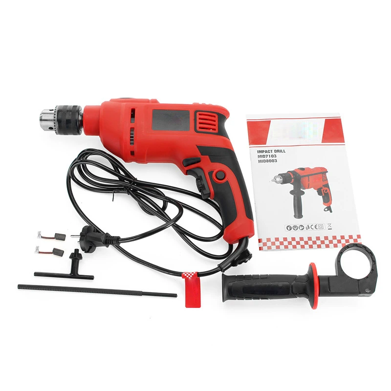 Professional 220V 800W Impact Drill Electric Hammer Electric Drill Power Drill Chuck Capacity 1.3-13mm
Professional 220V 800W Impact Drill Electric Hammer Electric Drill Power Drill Chuck Capacity 1.3-13mm