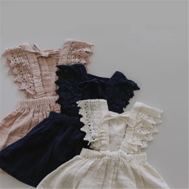 Sleeveless Baby Girls Lace Floral Dress Summer Cotton Casual Dress Clothes 0-3Y New Lace Sleeve Cotton And Linen Dress For Girls
Sleeveless Baby Girls Lace Floral Dress Summer Cotton Casual Dress Clothes 0-3Y New Lace Sleeve Cotton And Linen Dress For Girls