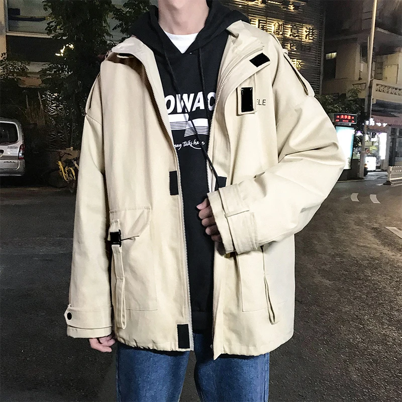 Men's Jacket 2019 Spring New Loose Solid Color Tooling Jacket Wear Fashion Casual Youth Men's Personality Trend Jacket Spirit
Men's Jacket 2019 Spring New Loose Solid Color Tooling Jacket Wear Fashion Casual Youth Men's Personality Trend Jacket Spirit