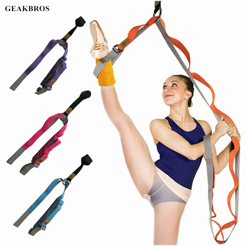 3M Yoga Stretch Belt Door Flexibility Stretching Leg Strap Extender for Ballet Cheer Dance Gymnastics Trainer Resistance Bands 
3M Yoga Stretch Belt Door Flexibility Stretching Leg Strap Extender for Ballet Cheer Dance Gymnastics Trainer Resistance Bands