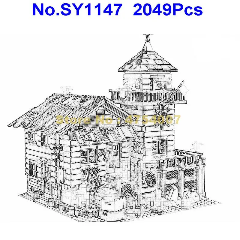sy1147 2049pcs creative moc old finishing store with light building block 21310 Toy
sy1147 2049pcs creative moc old finishing store with light building block 21310 Toy