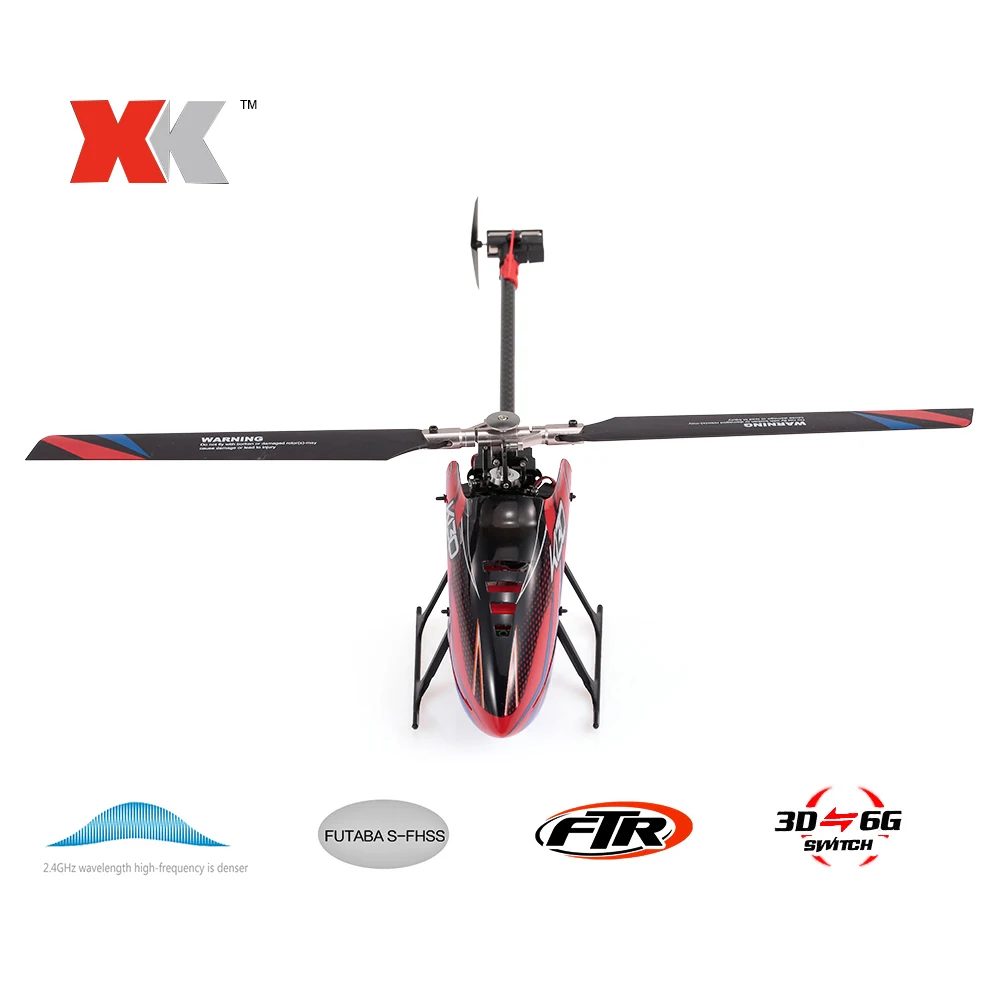 (In stock)WLtoys XK K130 RC Helicopter 2.4G6CH Brushless 3D6G Flybarless Compatible 360flip with FUTABA S-FHSS Stunt Helicopter
(In stock)WLtoys XK K130 RC Helicopter 2.4G6CH Brushless 3D6G Flybarless Compatible 360flip with FUTABA S-FHSS Stunt Helicopter