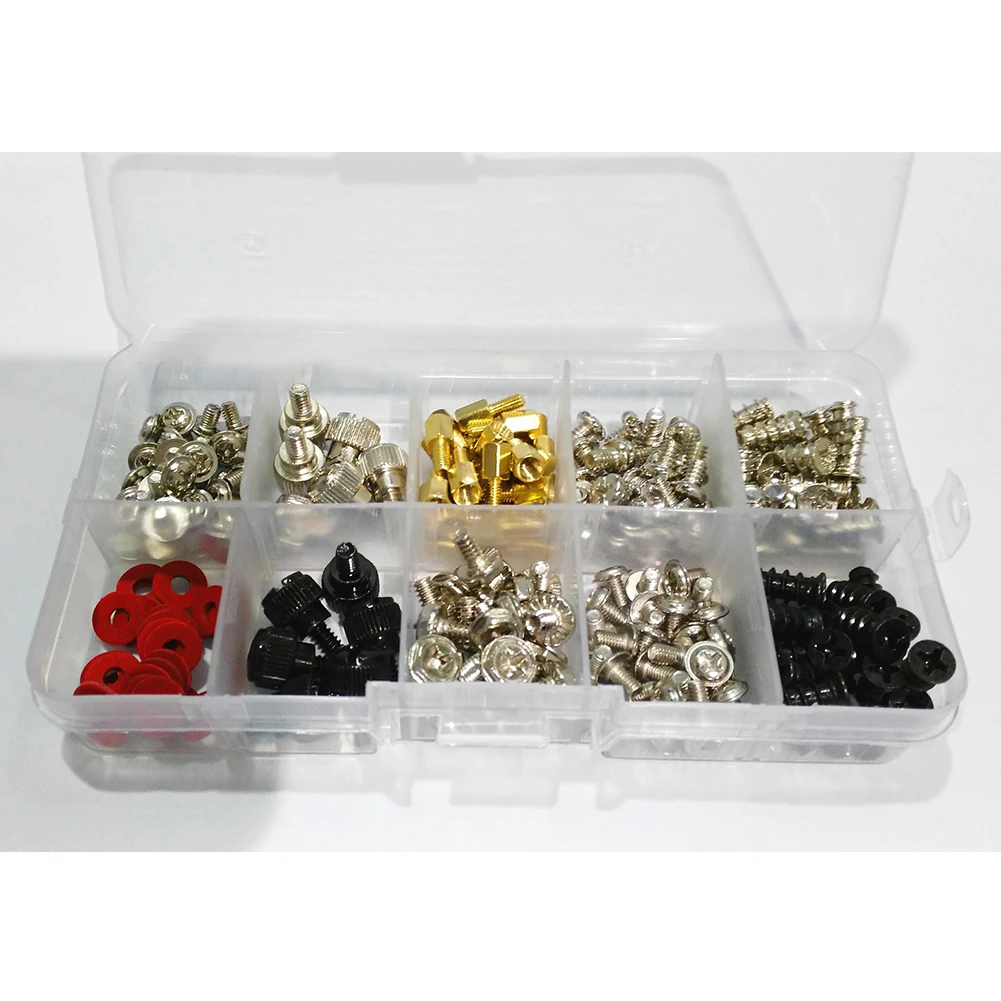 228PCS Mounting Hardware With Case Screws Accessories Computer For PC Hard Disk Set For Motherboard DIY Repair Tool
228PCS Mounting Hardware With Case Screws Accessories Computer For PC Hard Disk Set For Motherboard DIY Repair Tool
