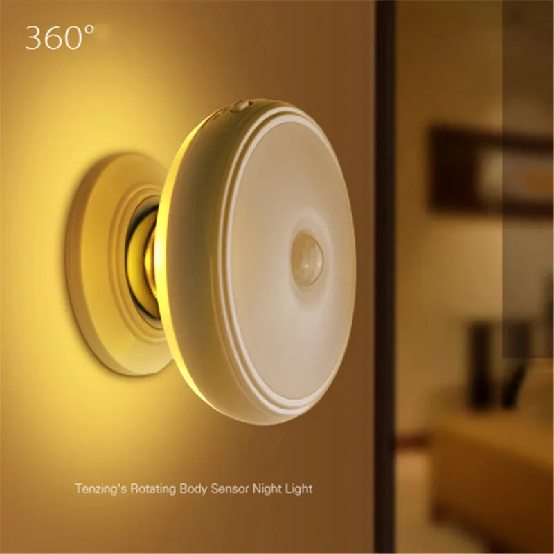 DC5V 360 Degree Rotation Human Body Sensor LED Night Light Magnetic Holder USB Rechargeable Lamp Yellow Light Bedside Lights
DC5V 360 Degree Rotation Human Body Sensor LED Night Light Magnetic Holder USB Rechargeable Lamp Yellow Light Bedside Lights