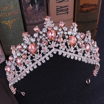 New Silver Gold Diadem Many Color Crystal Married Big Crown Popular Bride Crown Wedding Hair Accessories Wholesale Women Jewelry
New Silver Gold Diadem Many Color Crystal Married Big Crown Popular Bride Crown Wedding Hair Accessories Wholesale Women Jewelry