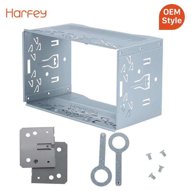 Harfey 2 &quotАвтомобильная Радио металлическая рамка фасция приборная панель для