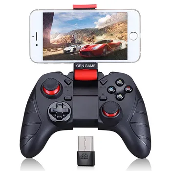 S7 Deluxe Bluetooth Wireless Gamepad Game Controller for Android Smartphone Tablet VR PC TV BOX PS3 with Receiver
S7 Deluxe Bluetooth Wireless Gamepad Game Controller for Android Smartphone Tablet VR PC TV BOX PS3 with Receiver