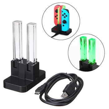 20PCS 4 In 1 LED Charging Dock Station Charger Cradle For Nintendo Switch 4 Joy-Con Controllers Charging Stand Adapter Charger
20PCS 4 In 1 LED Charging Dock Station Charger Cradle For Nintendo Switch 4 Joy-Con Controllers Charging Stand Adapter Charger