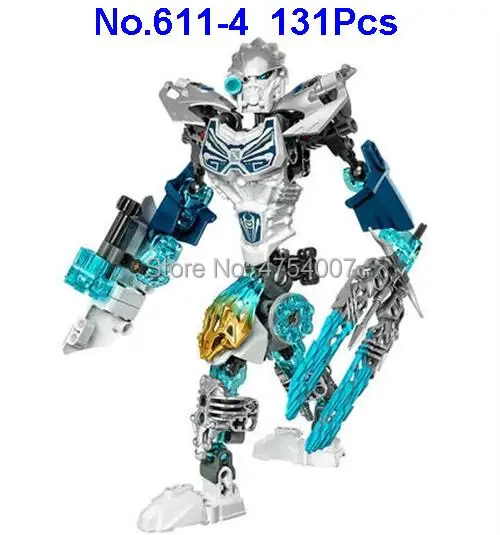 611-4 131pcs Biochemical Warrior Bionicle Kopaka Ice Compatible 71311 Building Block Toy
611-4 131pcs Biochemical Warrior Bionicle Kopaka Ice Compatible 71311 Building Block Toy