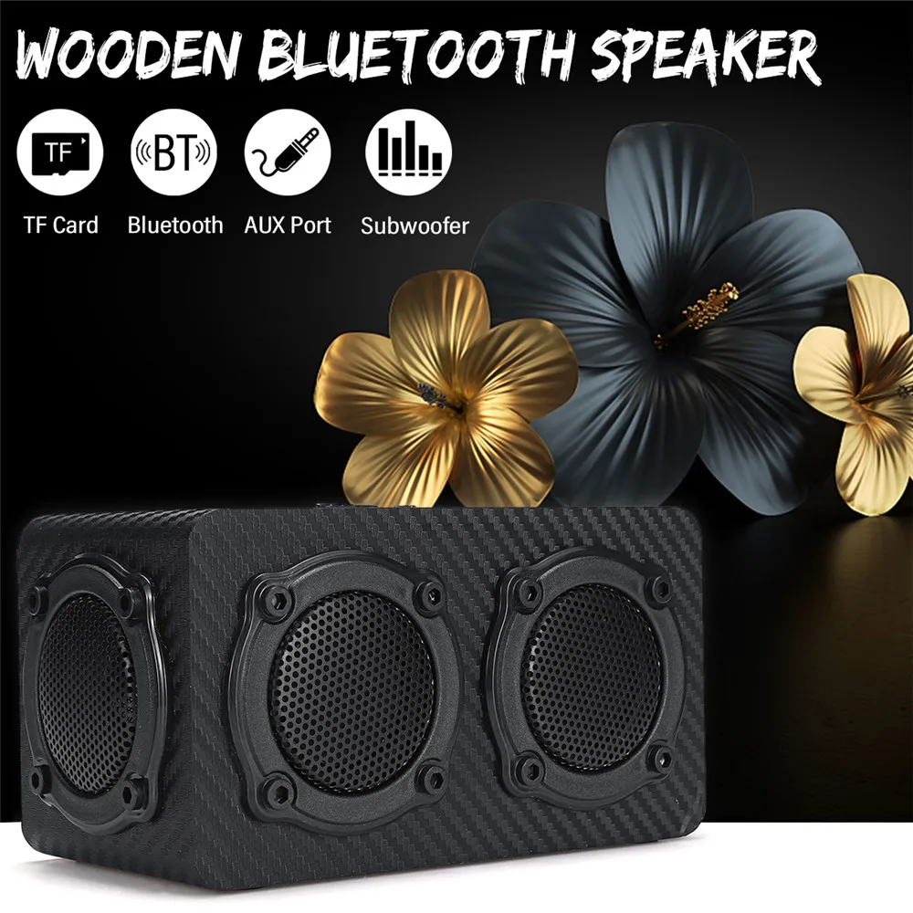Wooden bluetooth Speaker Wireless Mini Portable Radio Stereo Bass Subwoofer 2 Horns+2 Diaphragm Soundbar Office Music Player
Wooden bluetooth Speaker Wireless Mini Portable Radio Stereo Bass Subwoofer 2 Horns+2 Diaphragm Soundbar Office Music Player