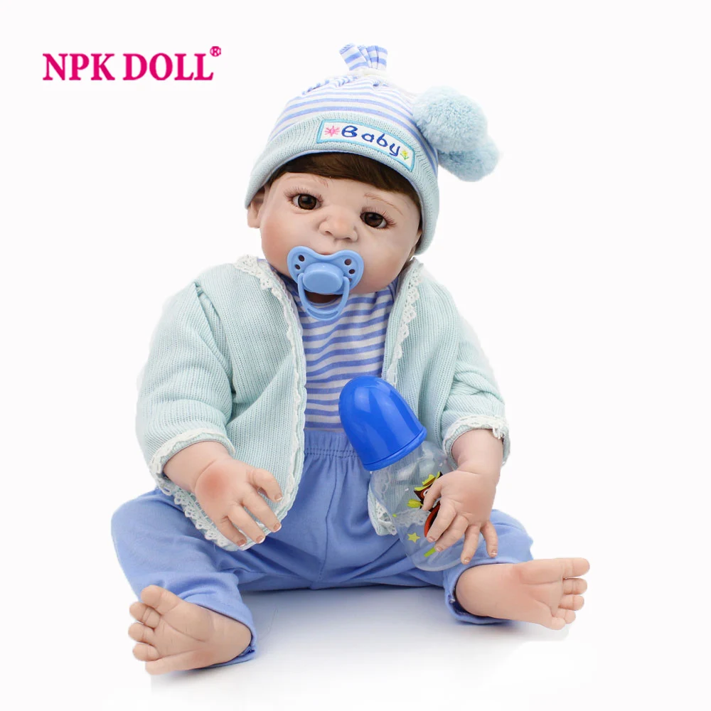 NPKDOLL 55cm 22 inch Realistic Silicone Reborn Baby Dolls Boys boneca reborn corpo inteiro silicone Lifelike bebe reborn silicon
NPKDOLL 55cm 22 inch Realistic Silicone Reborn Baby Dolls Boys boneca reborn corpo inteiro silicone Lifelike bebe reborn silicon