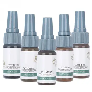 5 Colors 15ml Tattoo Pigment Microblading Tattoo Ink Color For Permanent Makeup Tattooing Eyebrow Eyeliner Lip Cosmetic Body Art
5 Colors 15ml Tattoo Pigment Microblading Tattoo Ink Color For Permanent Makeup Tattooing Eyebrow Eyeliner Lip Cosmetic Body Art