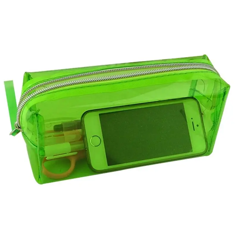 Transparent Pencil Case For Boy And Girl Student PVC Desk Organizer Large-capacity Candy Color Stationery Box Pencil Storage Bag
Transparent Pencil Case For Boy And Girl Student PVC Desk Organizer Large-capacity Candy Color Stationery Box Pencil Storage Bag
