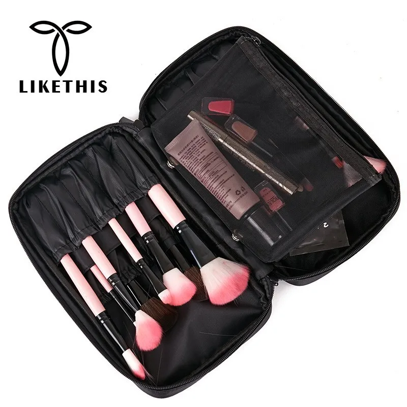 LIKETHIS Female Professional Makeup Brush Bags Organizer For Travel Solid Portable Cosmetic Boxes For Women Kosmetyczka Neceser
LIKETHIS Female Professional Makeup Brush Bags Organizer For Travel Solid Portable Cosmetic Boxes For Women Kosmetyczka Neceser