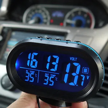 Car accessories Car Thermometer Digital Clock DC12-24V LED Voltage Tester for SUBARU Forester 2014 2016 2009 Outback impreza
Car accessories Car Thermometer Digital Clock DC12-24V LED Voltage Tester for SUBARU Forester 2014 2016 2009 Outback impreza