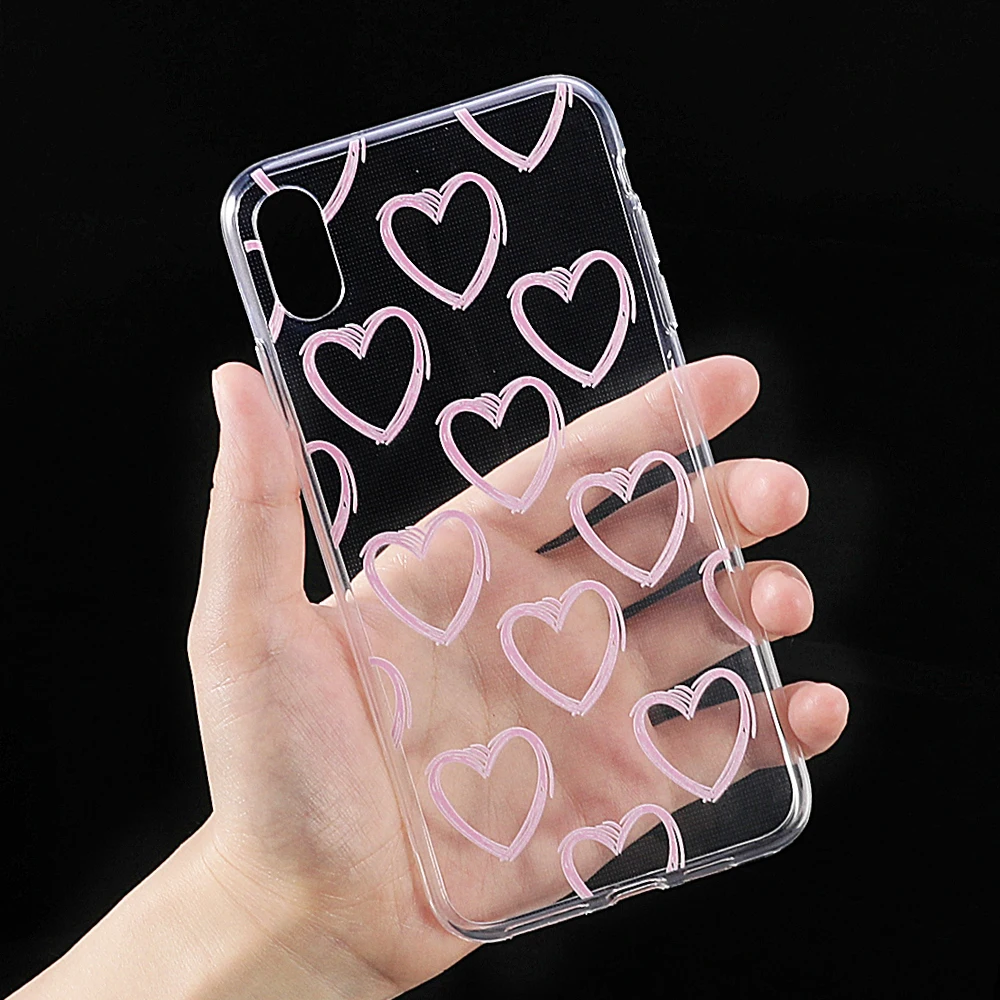 LOVECOM Pink Love Heart Transparent Ultra-thin Phone Case For iPhone X 8 7 6 6S Plus 5 5S Soft TPU Phone Protector Cover Coque
LOVECOM Pink Love Heart Transparent Ultra-thin Phone Case For iPhone X 8 7 6 6S Plus 5 5S Soft TPU Phone Protector Cover Coque