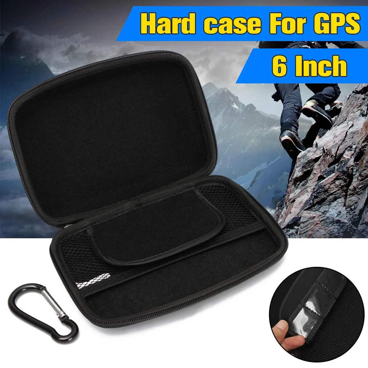 Audew Hard Shell Zipper Cover 6 Inch Carry Case Bag Pouch for GPS TomTom-Garmin Sat Nav With a Net Mesh Multiple Compartments
Audew Hard Shell Zipper Cover 6 Inch Carry Case Bag Pouch for GPS TomTom-Garmin Sat Nav With a Net Mesh Multiple Compartments