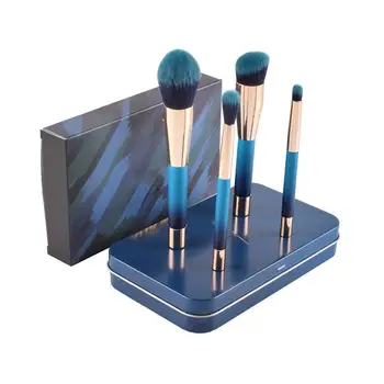 4 Pcs/ Set Blue Magnet Makeup Brushes Loose Powder Fixed Makeup Blush Eye Shadow Eyebrow Trimming Makeup Brush Set With Iron Box
4 Pcs/ Set Blue Magnet Makeup Brushes Loose Powder Fixed Makeup Blush Eye Shadow Eyebrow Trimming Makeup Brush Set With Iron Box