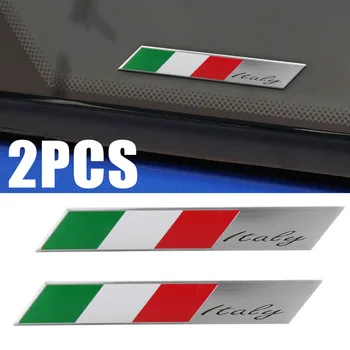 1 Pair 9.9 x 1.4cm Aluminum Italy Flag Car Emblem High Quality Aluminium Italian Badge Sticker Decal Decors
1 Pair 9.9 x 1.4cm Aluminum Italy Flag Car Emblem High Quality Aluminium Italian Badge Sticker Decal Decors