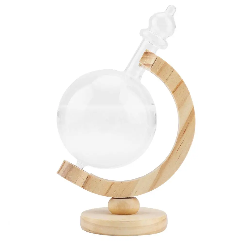 Storm Glass Creative Globe-Shaped Storm Glass Bottle Desktop Weather Station Weather Predictor Decorations
Storm Glass Creative Globe-Shaped Storm Glass Bottle Desktop Weather Station Weather Predictor Decorations