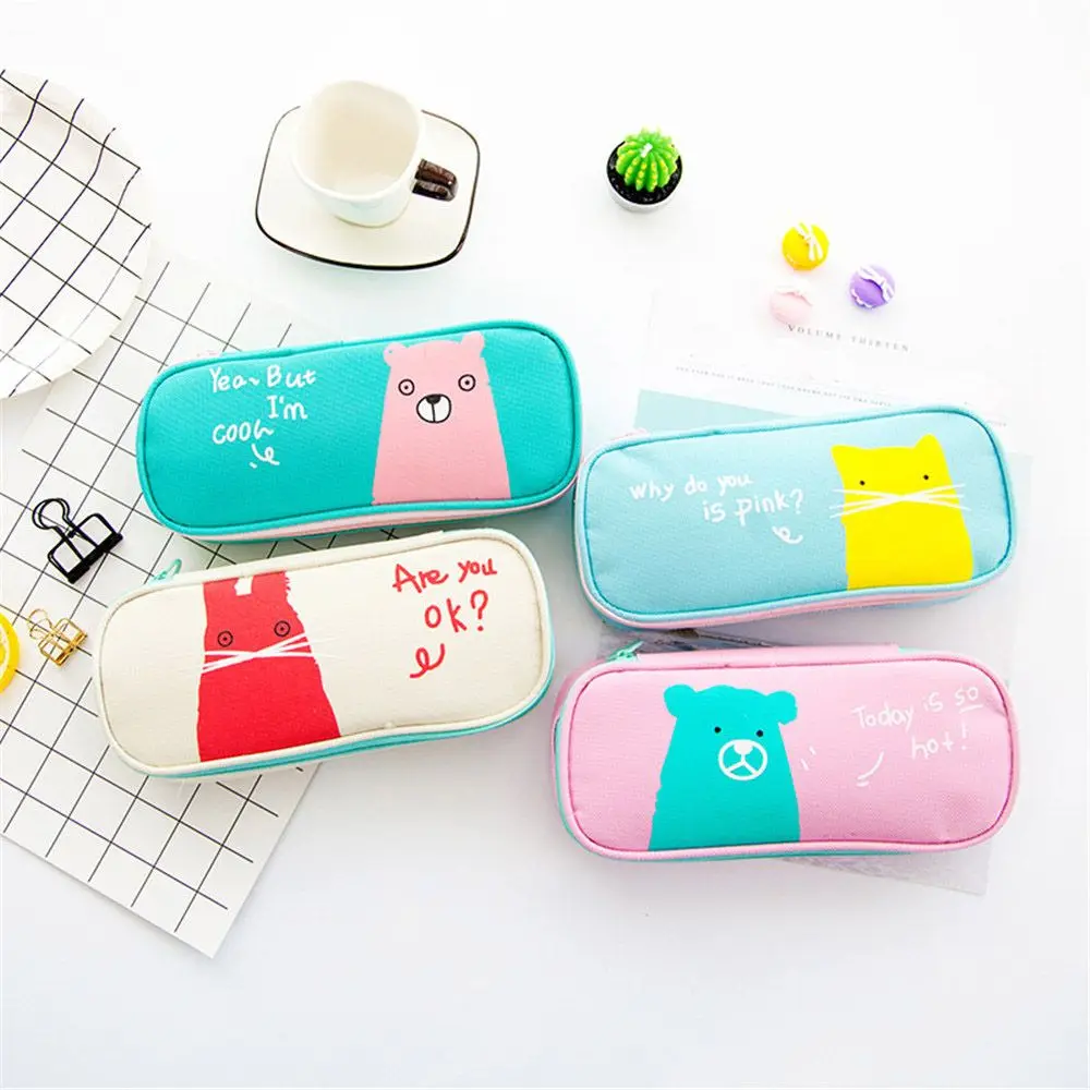 1pc Cartoon Animals Pencil Bag Large Capacity Pen Case Kids Kawaii Stationery School Pen Bag Portable Cosmetics Holder Supplies
1pc Cartoon Animals Pencil Bag Large Capacity Pen Case Kids Kawaii Stationery School Pen Bag Portable Cosmetics Holder Supplies