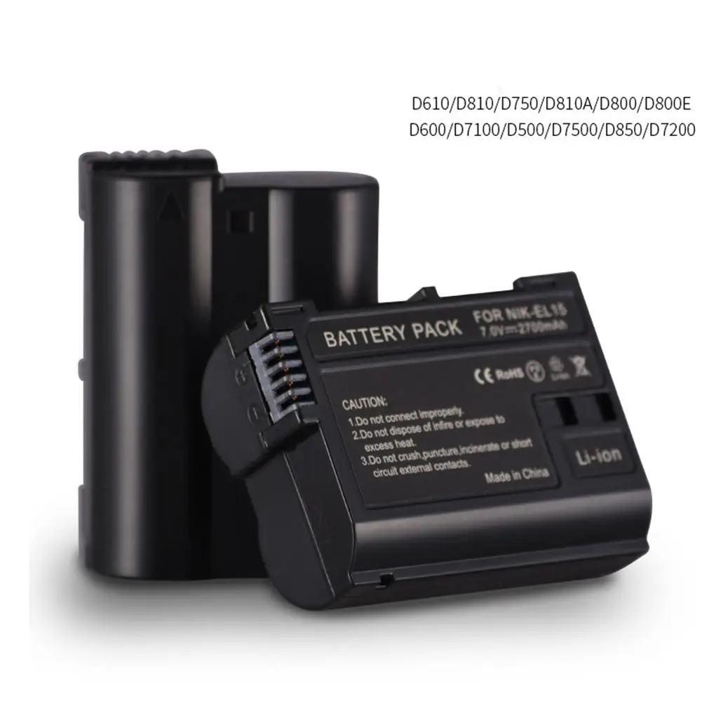 BEESCLOVER MAMEN EN-EL15 High Capacity Camera Battery for Nikon EN-EL15 battery rechargeable lithium-ion battery for Nikon r25
BEESCLOVER MAMEN EN-EL15 High Capacity Camera Battery for Nikon EN-EL15 battery rechargeable lithium-ion battery for Nikon r25