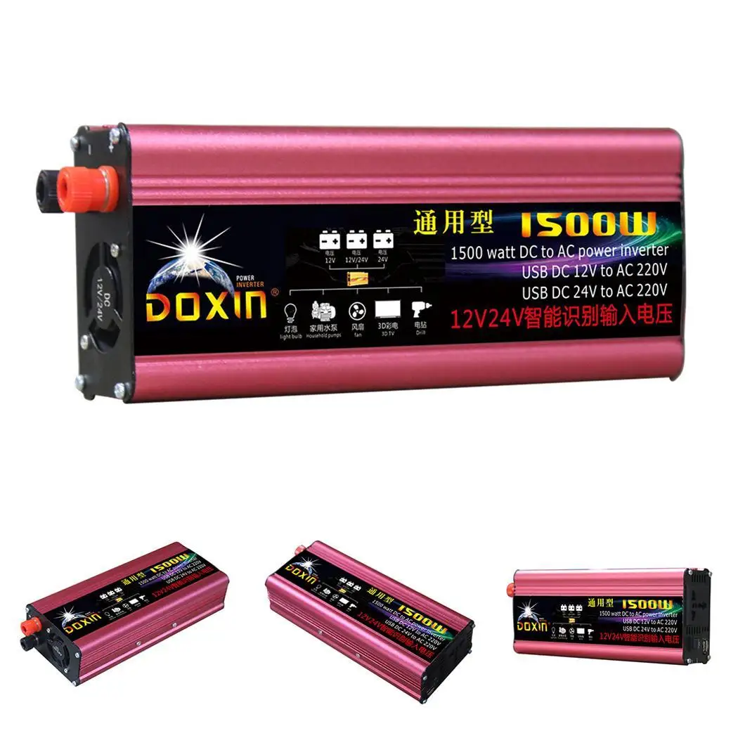1500W DC To AC Car Power 603Hz/503Hz Inverter Car, Home 5V 2.1A Household 100V-120V/220V-240V USB Inverter
1500W DC To AC Car Power 603Hz/503Hz Inverter Car, Home 5V 2.1A Household 100V-120V/220V-240V USB Inverter