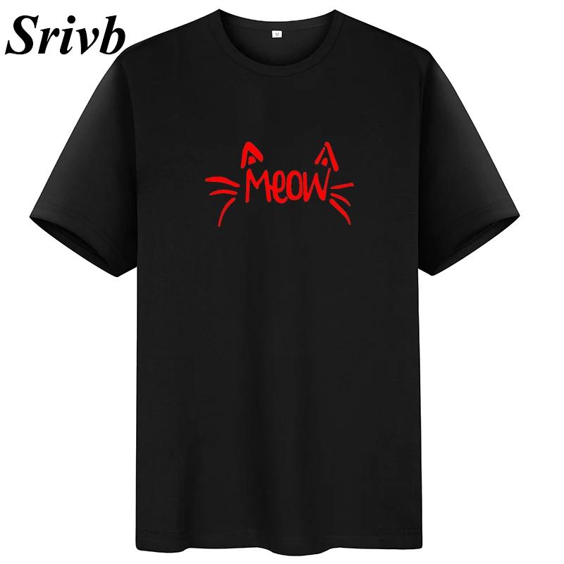 Srivb Meow Cat Kawaii Short Sleeve Women Harajuku Funny Hipster Fashion Women T Shirt Tops Summer O-neck T-shirt Women Clothes
Srivb Meow Cat Kawaii Short Sleeve Women Harajuku Funny Hipster Fashion Women T Shirt Tops Summer O-neck T-shirt Women Clothes