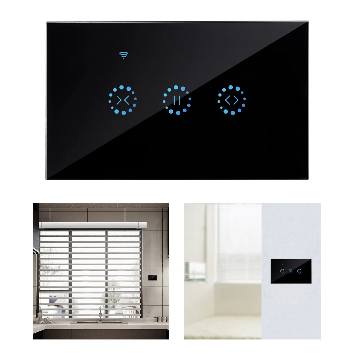 WiFi Electrical touch Blinds curtain switch APP Voice Control by Alexa Echo AC110- 250V for Mechanical Limit Blinds Motor EU US
WiFi Electrical touch Blinds curtain switch APP Voice Control by Alexa Echo AC110- 250V for Mechanical Limit Blinds Motor EU US