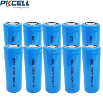 10PCS PKCELL 18500 3.7V lithium Rechargeable Batteries ICR18500 1400MAH Li-ion battery For Torch Toys
10PCS PKCELL 18500 3.7V lithium Rechargeable Batteries ICR18500 1400MAH Li-ion battery For Torch Toys