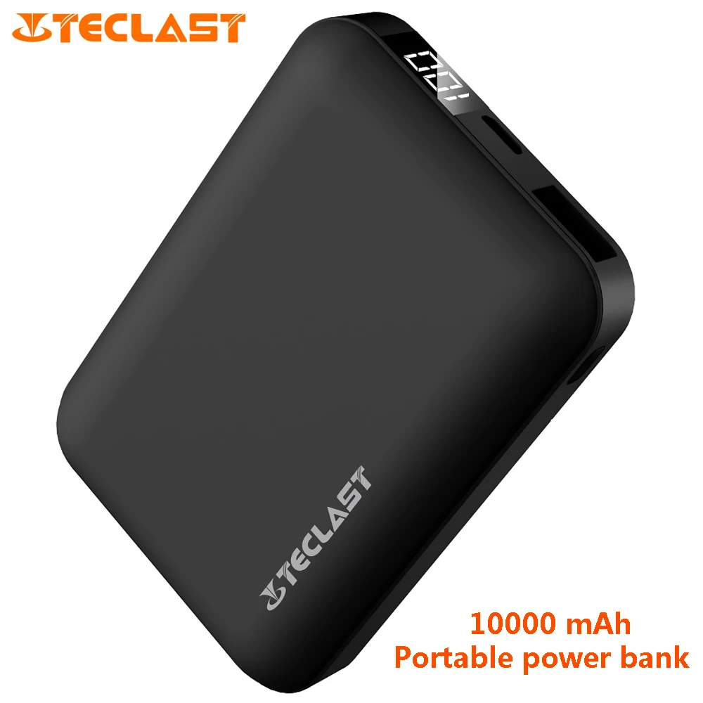 Teclast D10 10000 мАч Мини Мобильный Внешний аккумулятор большой емкости usb type C двойной