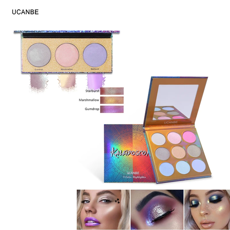 UCANBE 9-color Eyeshadows Highlight Eye shadow Palette Blusher Shading Powder Brighten Makeup Cosmetic TLSM1
UCANBE 9-color Eyeshadows Highlight Eye shadow Palette Blusher Shading Powder Brighten Makeup Cosmetic TLSM1