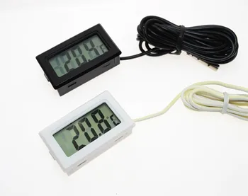 Mini Digital LCD Thermometer Temperature Sensor Automatic Control Fridge Freezer Thermometer
Mini Digital LCD Thermometer Temperature Sensor Automatic Control Fridge Freezer Thermometer