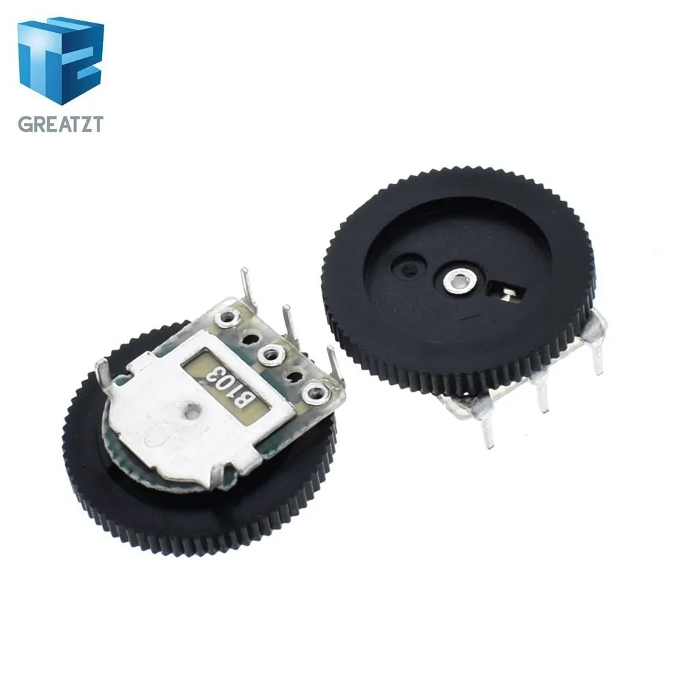 GREATZT 10 Pcs B103 16x2mm 10K Ohm Double Dial Taper Volume Wheel Duplex Potentiometer Z07 Drop ship
GREATZT 10 Pcs B103 16x2mm 10K Ohm Double Dial Taper Volume Wheel Duplex Potentiometer Z07 Drop ship