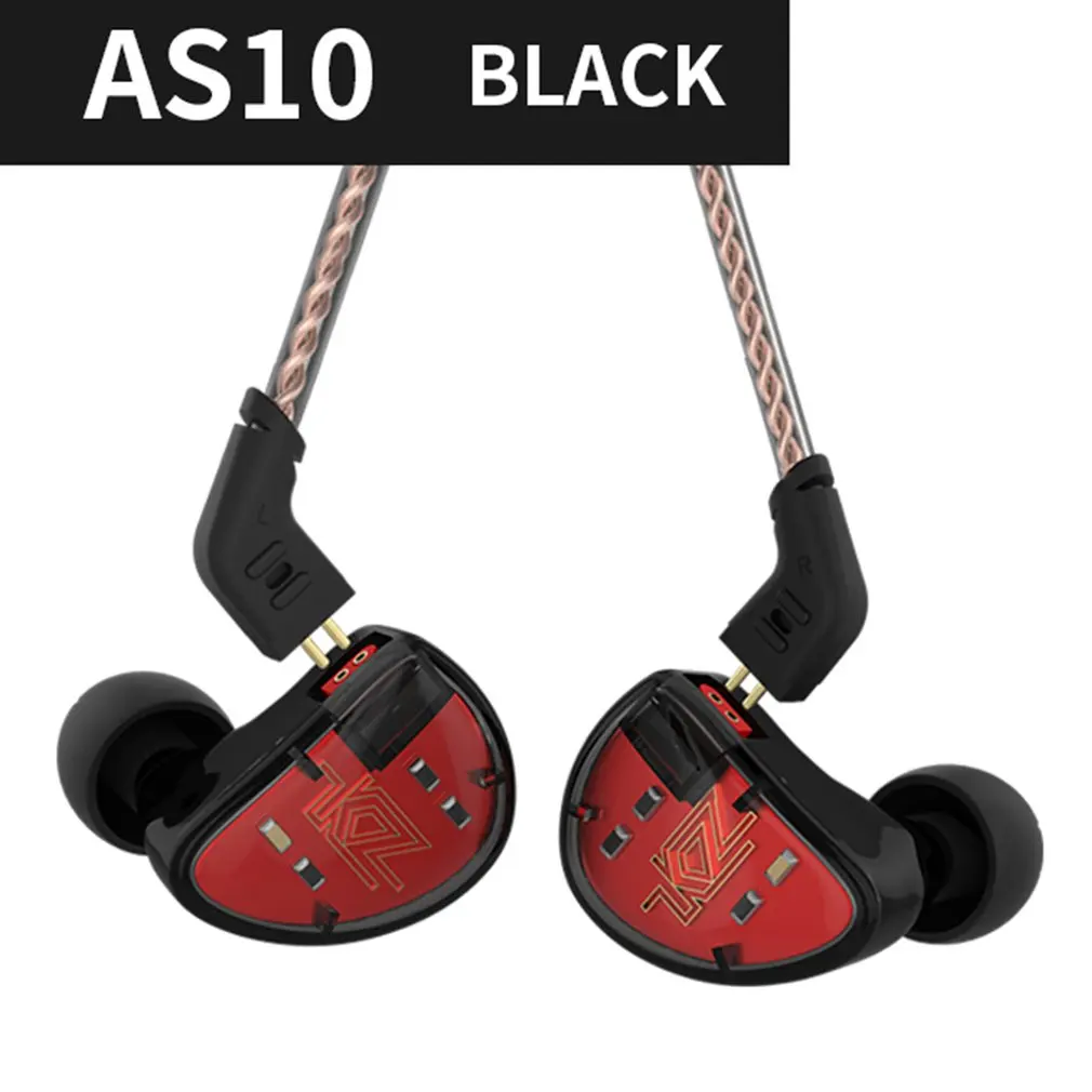 KZ AS10 5BA Drive Unit In Ear Earphone 5 Balanced Armature Detachable Detach 2Pin Cable DJ HIFI Monitor Earphone KZ ZS10 KZ BA10
KZ AS10 5BA Drive Unit In Ear Earphone 5 Balanced Armature Detachable Detach 2Pin Cable DJ HIFI Monitor Earphone KZ ZS10 KZ BA10
