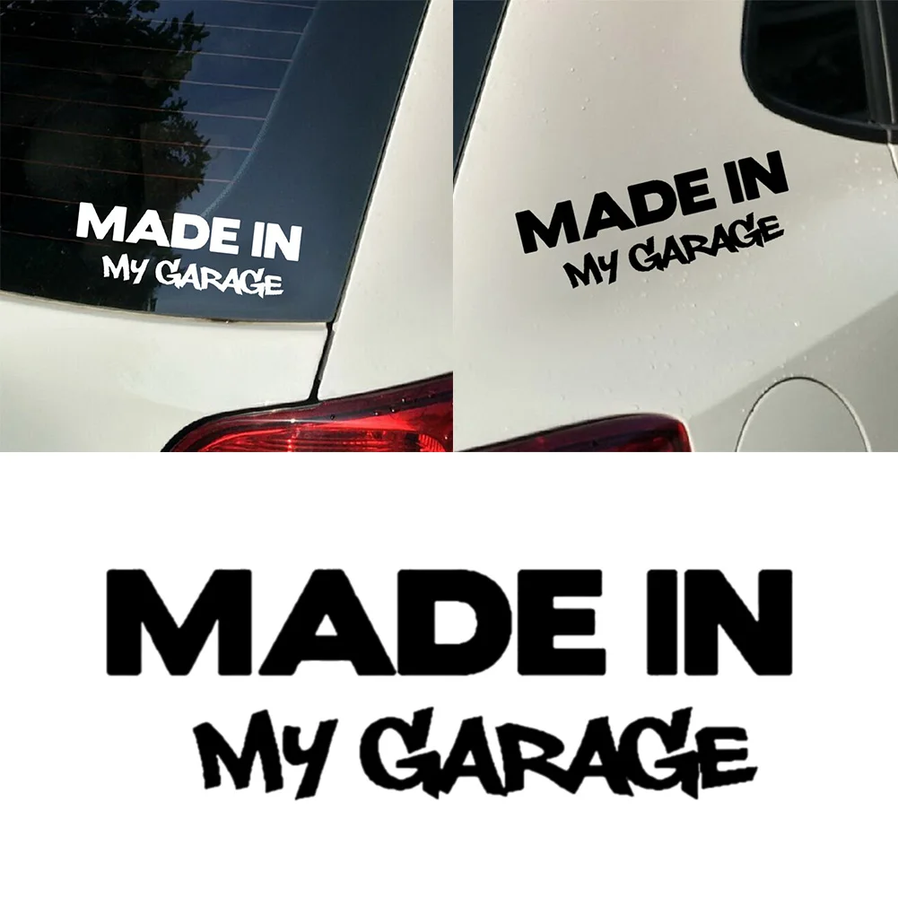 Car Decor Reflective Car Sticker MADE IN MY GARAGE Letter Car Sticker Warning Stickers
Car Decor Reflective Car Sticker MADE IN MY GARAGE Letter Car Sticker Warning Stickers