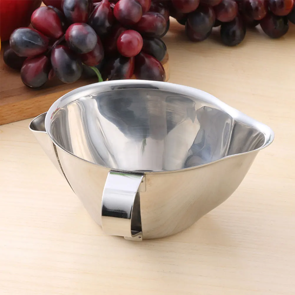 Useful Filter Oil Separator Stainless Steel Grease Strainer Cooking Tool Fat Filter Bowl Multi-use
Useful Filter Oil Separator Stainless Steel Grease Strainer Cooking Tool Fat Filter Bowl Multi-use