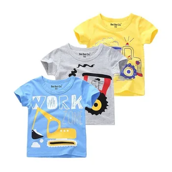 Hot Sale Korean Kids Boy Girl Clothes 100% Cotton Cars Printed Tee Summer Children's T-shirt Toddler Casual Tops
Hot Sale Korean Kids Boy Girl Clothes 100% Cotton Cars Printed Tee Summer Children's T-shirt Toddler Casual Tops