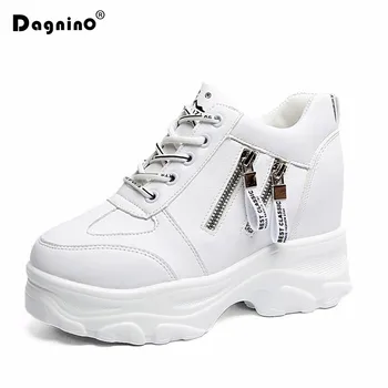 New Fashion Women Flats Height Increased Casual Shoes 2019 PU Breathable Platform Wedge Heels 8CM Spring Thick Bottom Sneakers
New Fashion Women Flats Height Increased Casual Shoes 2019 PU Breathable Platform Wedge Heels 8CM Spring Thick Bottom Sneakers