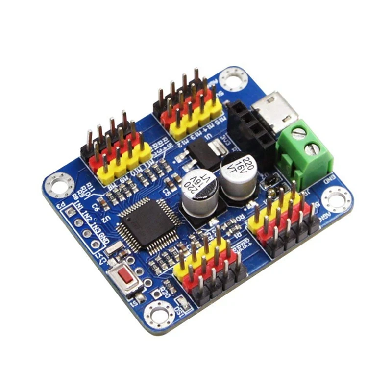 16 Channel PWM Servo Motor Driver Controller Board TTL bluetooth PCB Module for SG90 MG995 Ard&uino Robot Raspberry Pi DIY
16 Channel PWM Servo Motor Driver Controller Board TTL bluetooth PCB Module for SG90 MG995 Ard&uino Robot Raspberry Pi DIY