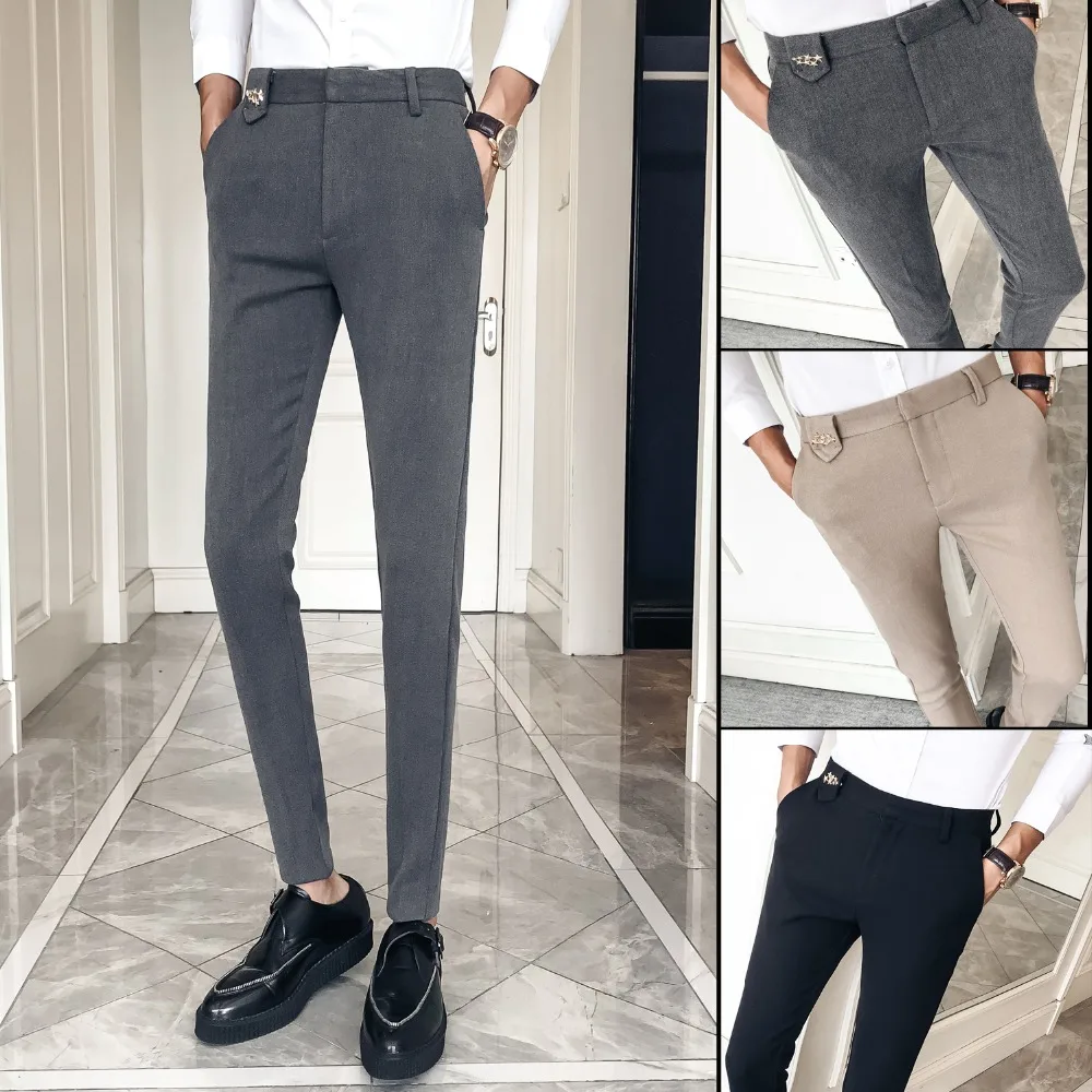 2018 autumn and winter new Korean version of the trend of men's youth feet pants wild self-cultivation hair stylist casual pants
2018 autumn and winter new Korean version of the trend of men's youth feet pants wild self-cultivation hair stylist casual pants