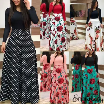 Plus Size Ladies Floral Boho Women Party Bodycon Maxi Dress Clothing
Plus Size Ladies Floral Boho Women Party Bodycon Maxi Dress Clothing