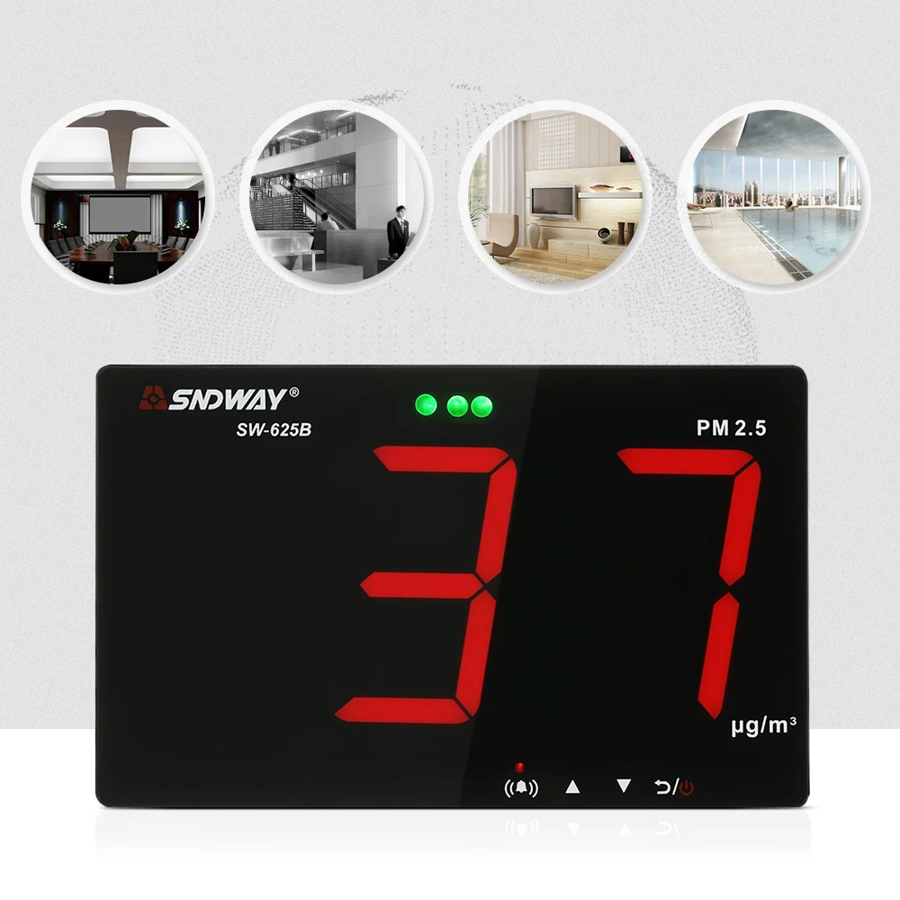 PM2.5 Detector Air Quality Monitor Gas Analyzer With Data Storage Function Wall-mounted Air Inspection Instrument Dust Monitor
PM2.5 Detector Air Quality Monitor Gas Analyzer With Data Storage Function Wall-mounted Air Inspection Instrument Dust Monitor