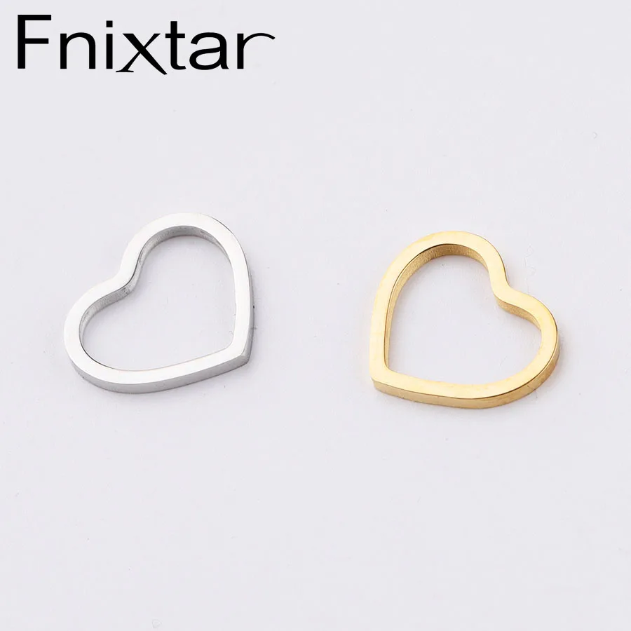 Fnixtar Hollow Heart Charms Mirror Polished Stainless Steel Love Heart Charm Pendants DIY Accessories 13*15mm 20Piece/lot
Fnixtar Hollow Heart Charms Mirror Polished Stainless Steel Love Heart Charm Pendants DIY Accessories 13*15mm 20Piece/lot