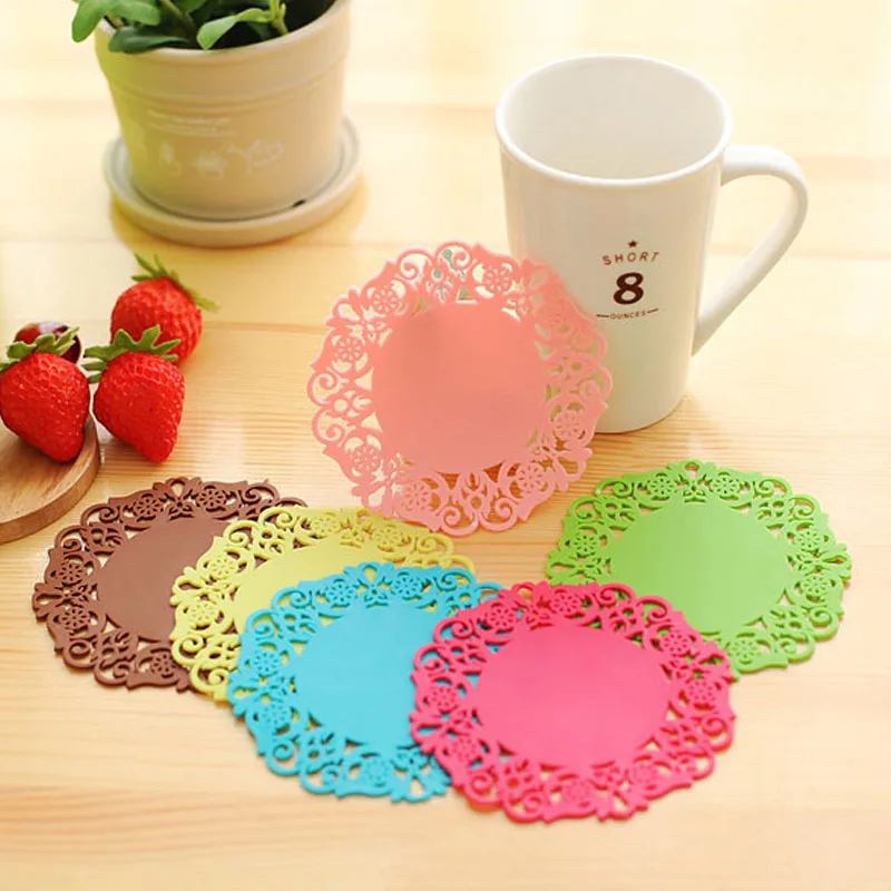 5Pcs Flower Shape PVC Cup Mats tableware Placemat Kitchen Accessories Coaster Pad Thermal Insulation Cooking Tools
5Pcs Flower Shape PVC Cup Mats tableware Placemat Kitchen Accessories Coaster Pad Thermal Insulation Cooking Tools