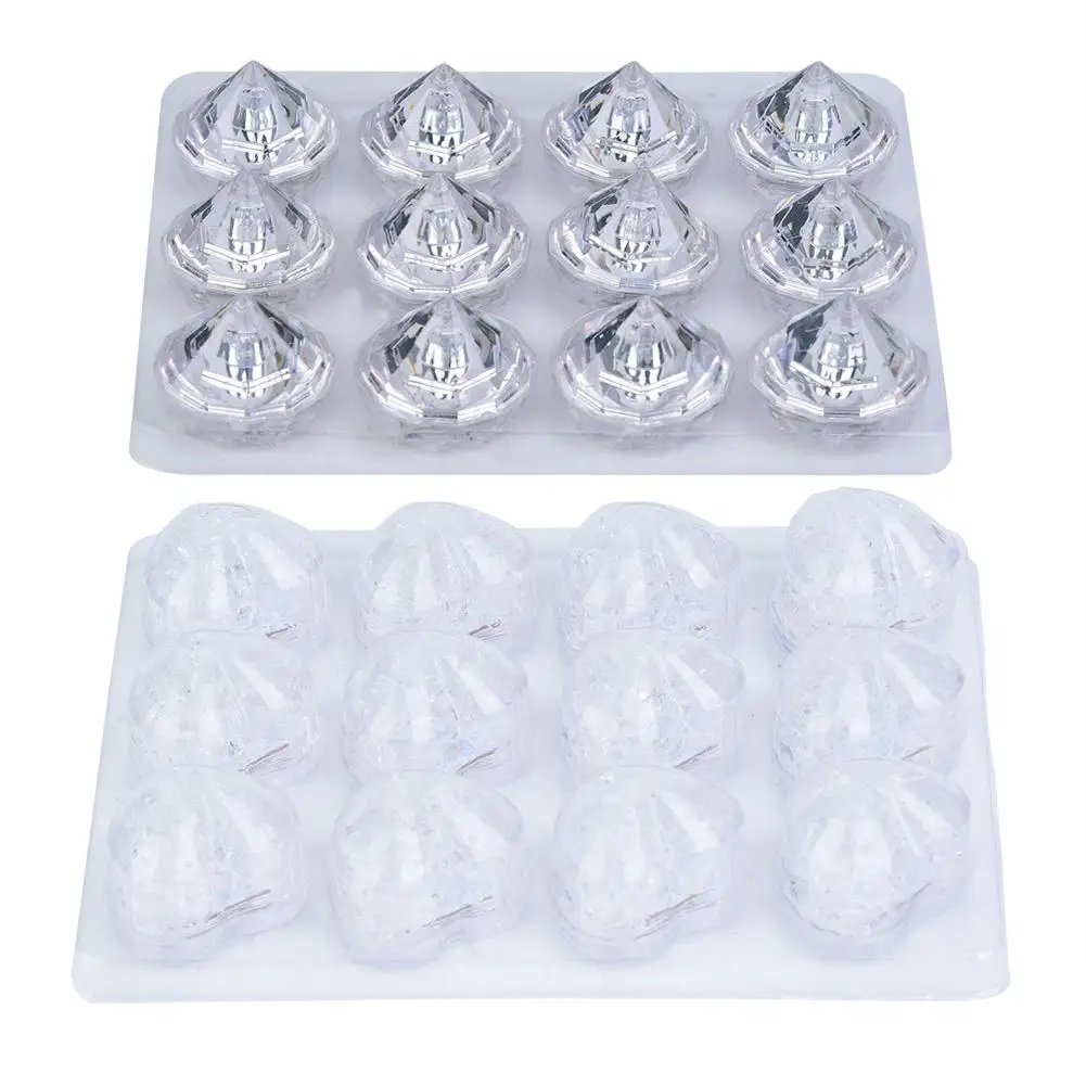 12Pcs Colorful Liquid Sensor LED Ice Cubes Party Decorative Ice Seven Colors Holiday Party Props Supplies 
12Pcs Colorful Liquid Sensor LED Ice Cubes Party Decorative Ice Seven Colors Holiday Party Props Supplies