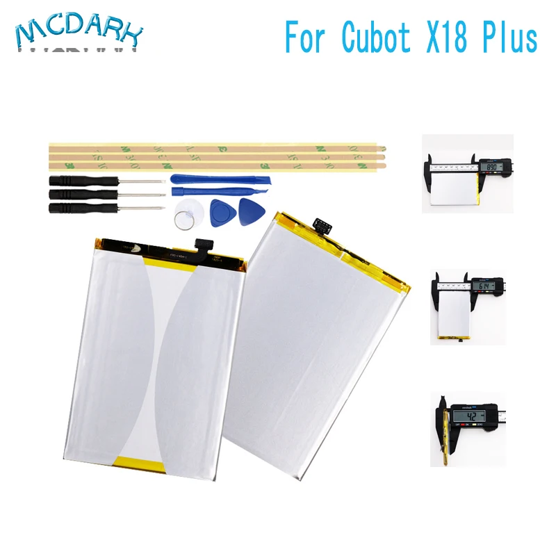 4000mAh For Cubot X18 Plus Battery Hight capacity For Cubot X18 Plus Cell Phone Replacement Batteries Rechargeable+Tools
4000mAh For Cubot X18 Plus Battery Hight capacity For Cubot X18 Plus Cell Phone Replacement Batteries Rechargeable+Tools