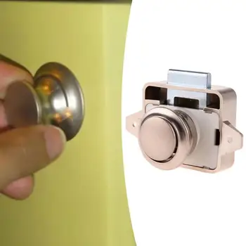 Mini Push Lock Button Catch Lock Cupboard Door Knob Camper Caravan Motorhome RV Cabinet Drawer Push Latch
Mini Push Lock Button Catch Lock Cupboard Door Knob Camper Caravan Motorhome RV Cabinet Drawer Push Latch